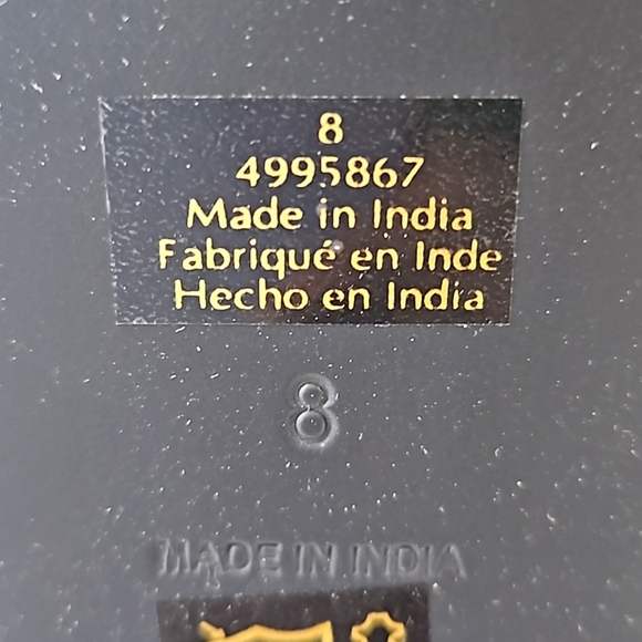 Free People Black & Gold Theia Gladiator Sandals Size 8 NWB - Picture 6 of 8